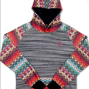 Hooey “Sierra” Black/Aztec Hoodie